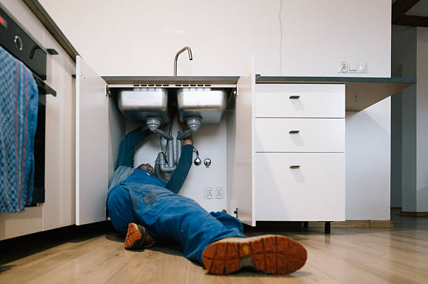 Professional Drain Cleaning technician working in Wernersville, PA